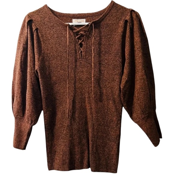 KNOX ROSE Sweater, Women's, Brown, Small, NWOT - Picture 7 of 8